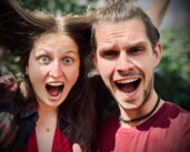 Sára a Lukáš v panice