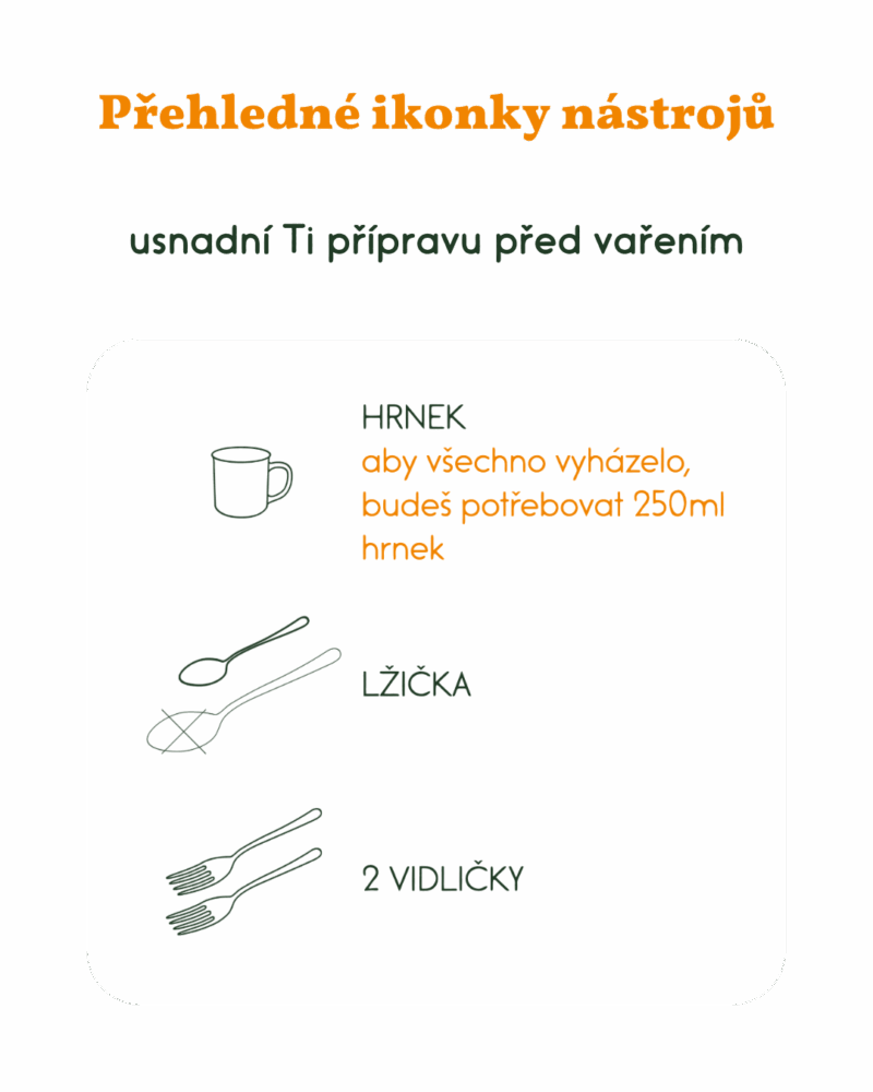 Přehledné ikonky nástrojů