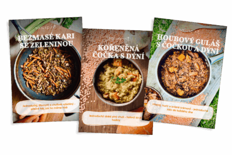Náhled tří bezmasých receptů